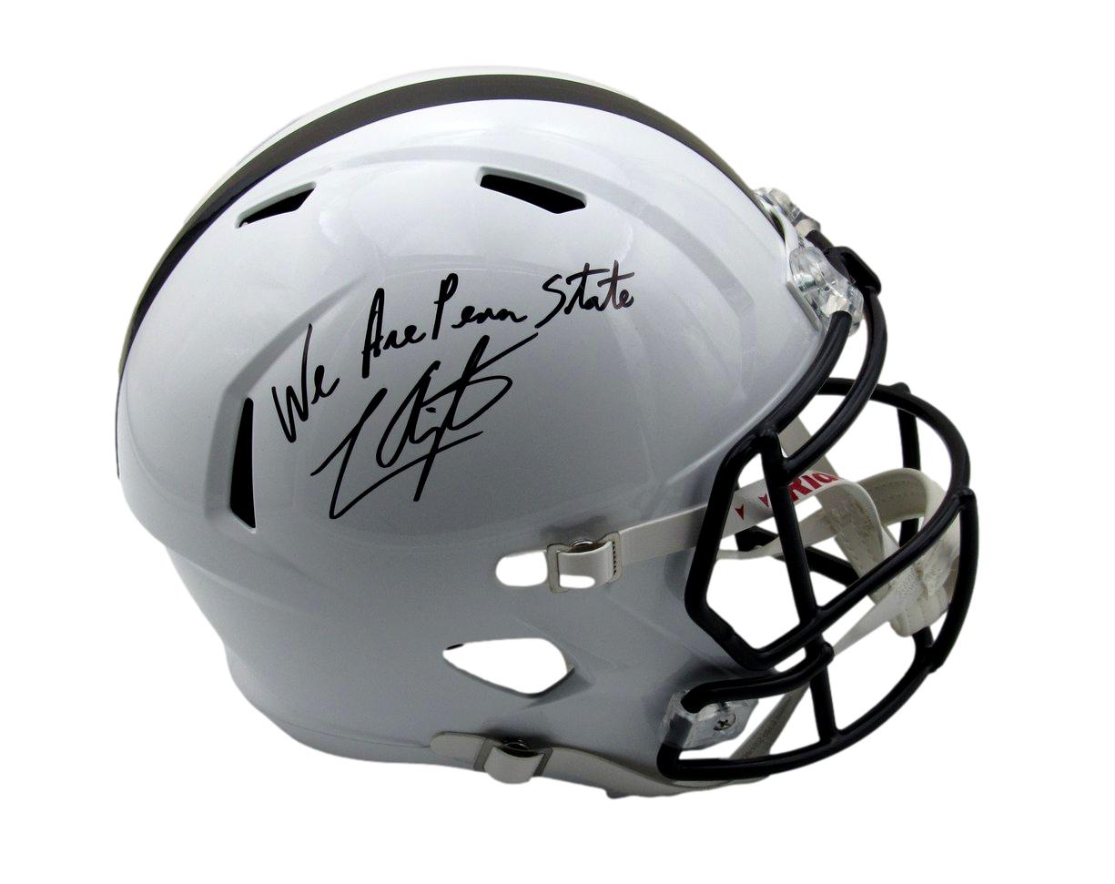 LaVar Arrington Signed/Insc Penn State Full Size Speed Replica Helmet JSA 190814