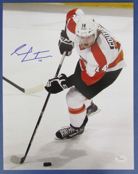 Sean Couturier Philadelphia Flyers Signed 11x14 Photo JSA 134116