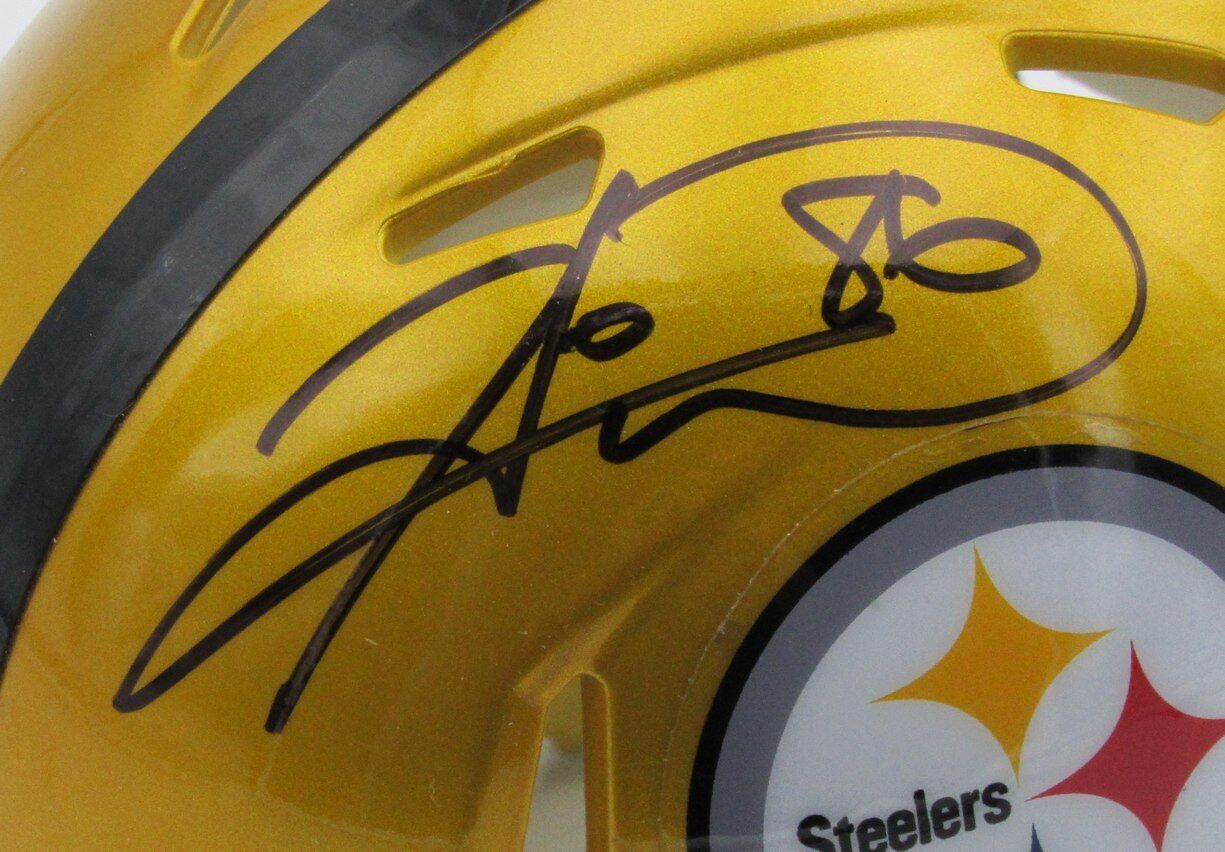 Hines Ward  Autographed Flash Alternate Mini Football Helmet Steelers JSA