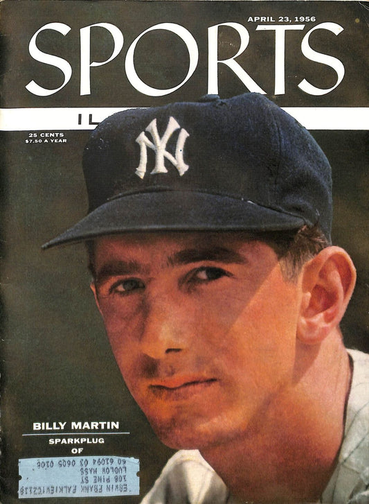 1956 Billy Martin New York Yankees 4/23/56 Sports Illustrated Cover 180721