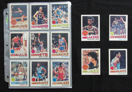 1977-78 TOPPS Basketball Complete Set (132) Parish Maravich Abdul-Jabbar 190307