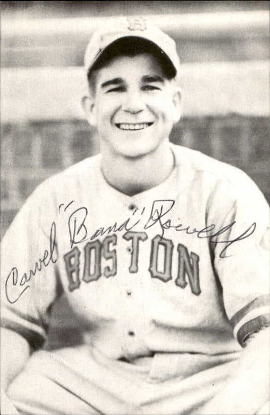 Bama Rowell Boston Bees d. 1993 Signed/Autographed 3x5  Photo 178762