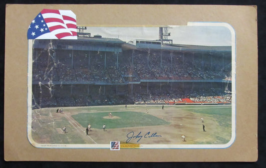 Johnny Callison Phillies Signed 10x16 Photo of Connie Mack Stadium 189431