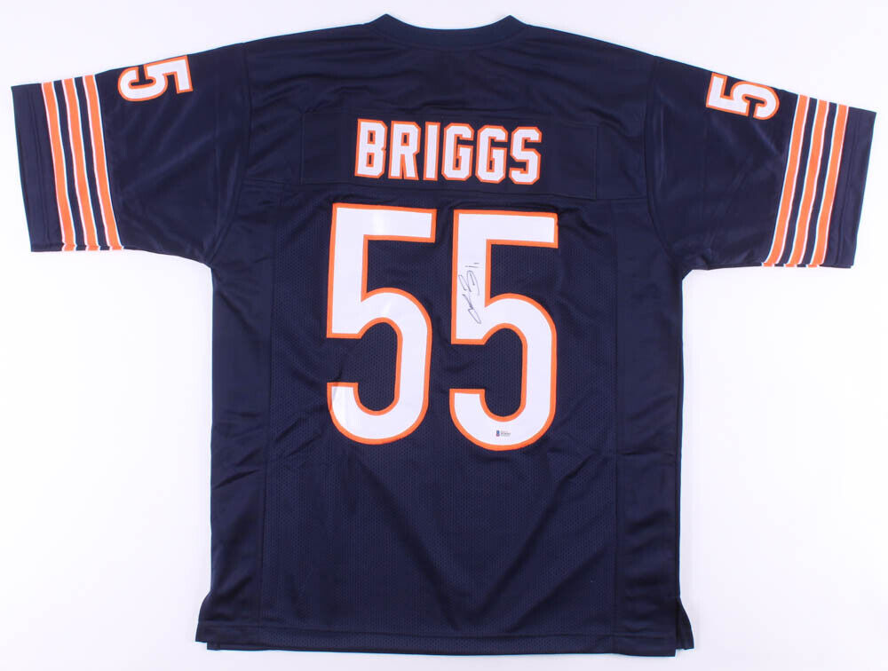 Lance Briggs Signed/Autographed Chicago Bears Football Jersey Beckett 156162