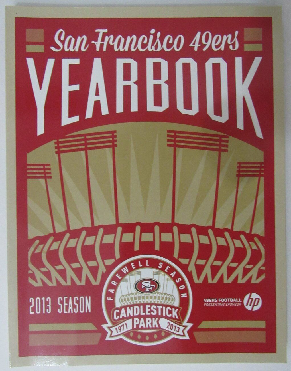 2013 San Francisco 49ers  Team Yearbook Stick Final Season 1971-2013 153405