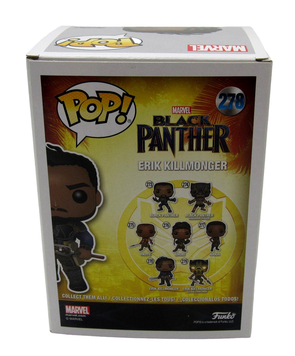 Michael B. Jordan Autographed Funko Pop! #278 "Black Panther" JSA 181189