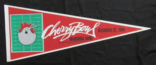 1984 Cherry Bowl Inaugural Game 30x12 Felt Pennant 178350