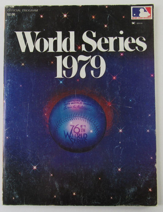 1979 World Series Program Pittsburgh Pirates vs. Baltimore Orioles