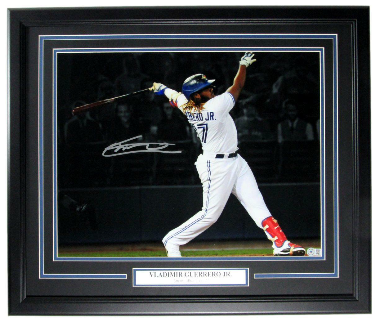 Vladimir Guerrero Toronto Blue Jays Signed/Auto 16x20 Photo Framed BAS 163282