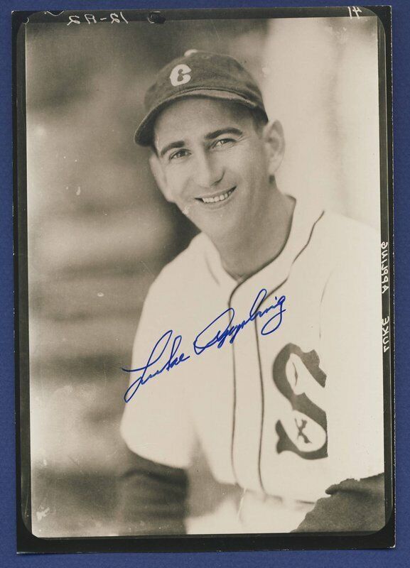 Luke Appling White Sox Signed Vintage George Burke 5x7 Photo 104976